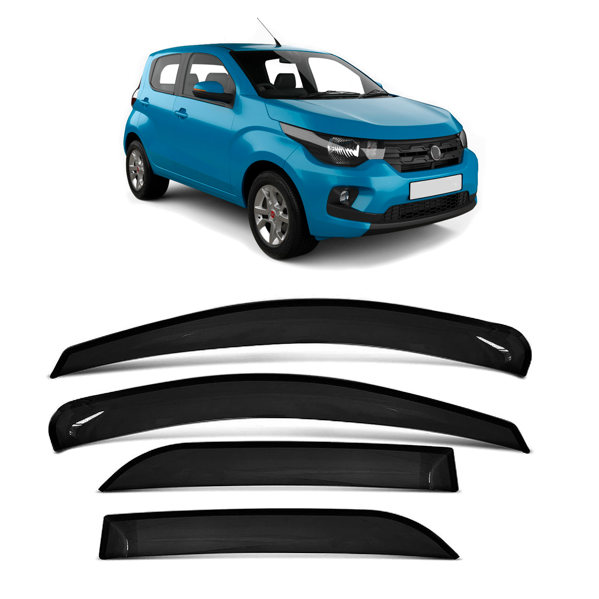 Lluvieros Goteros Fiat Mobi 2017/