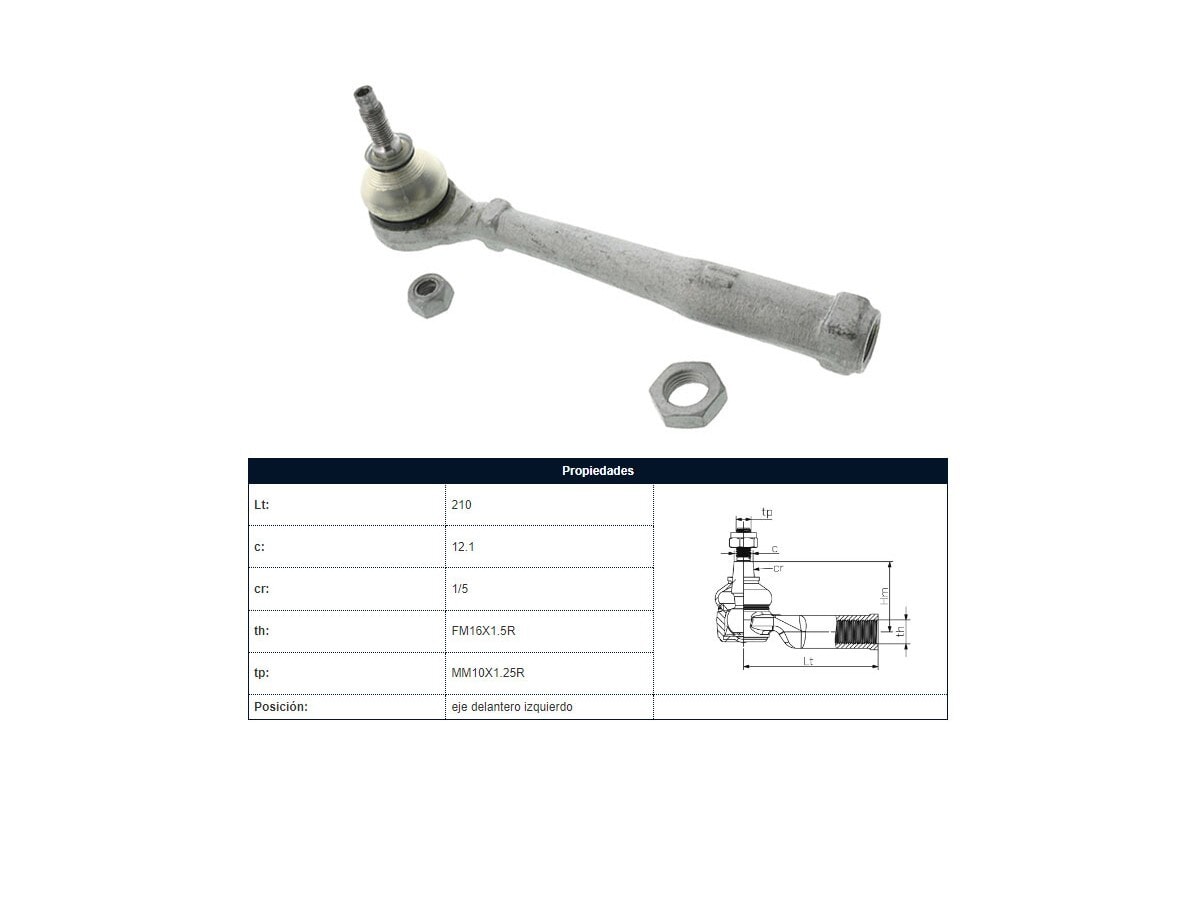 Puntero Citroen C3/C3 Picasso/C-Elysee, Peug 207 10-25 Izq