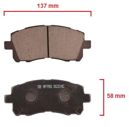 PASTILLAS DEL SUBARU 96 KOREA