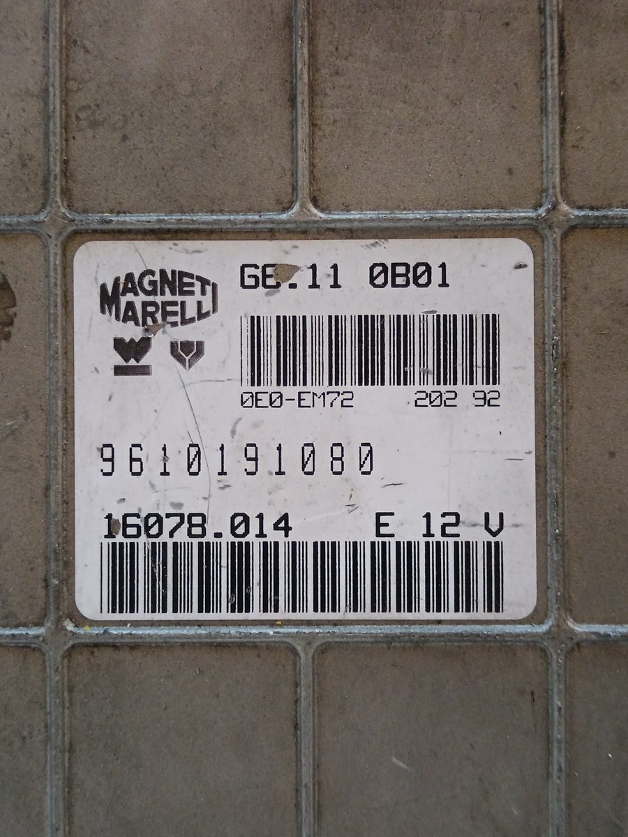 Centralita Motor Uce Peugeot 106 (S1) 1991-1996 1,1 1.1L 44kW 9610191080