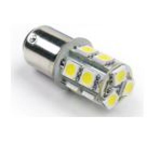 LAMPARA TIPO LED 2 POLO S25 BA15S BAY15D 12LEDS 2835SMD 10003 BLANCA CLD-L9101 STX