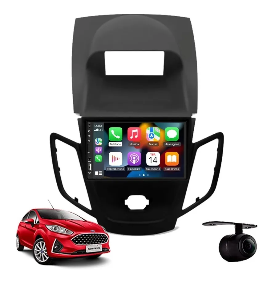 Central Multimedia con Apple CarPlay y Android Auto