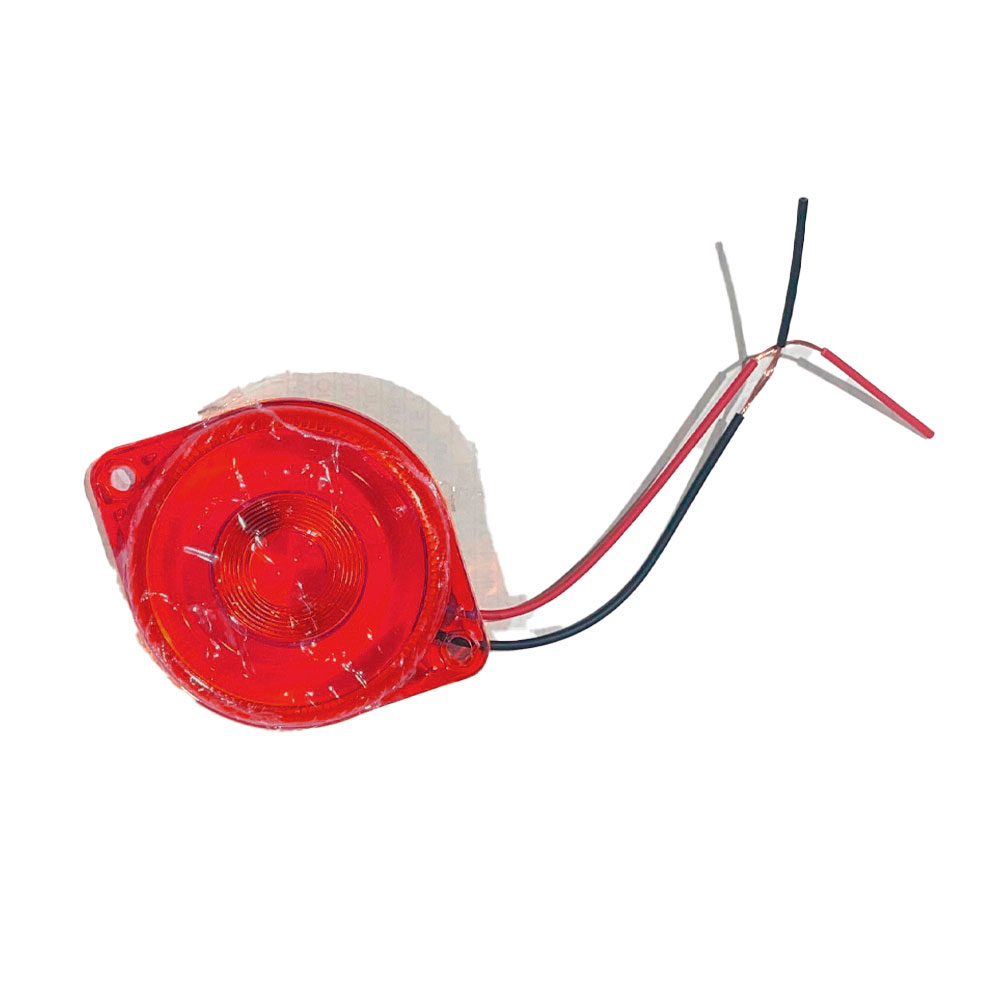 FAROL - LATERAL REDONDO 12-24V ROJO