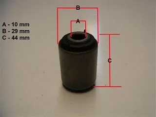 BUJE BASTIDOR INF FIAT UNO (CHAPA 10mm)