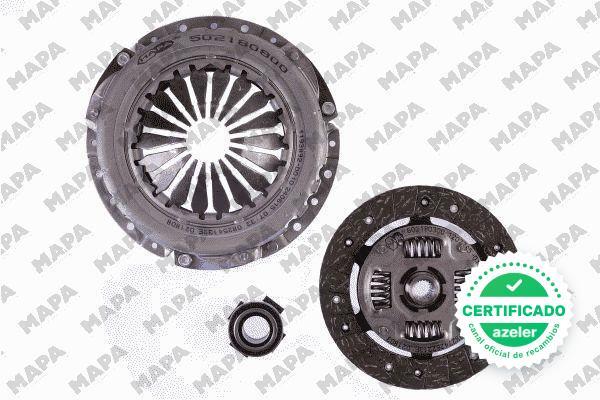 EMBRAGUE 185mm FIAT PANDA PALIO PUNTO 1100cc 1200cc [MAPA]
