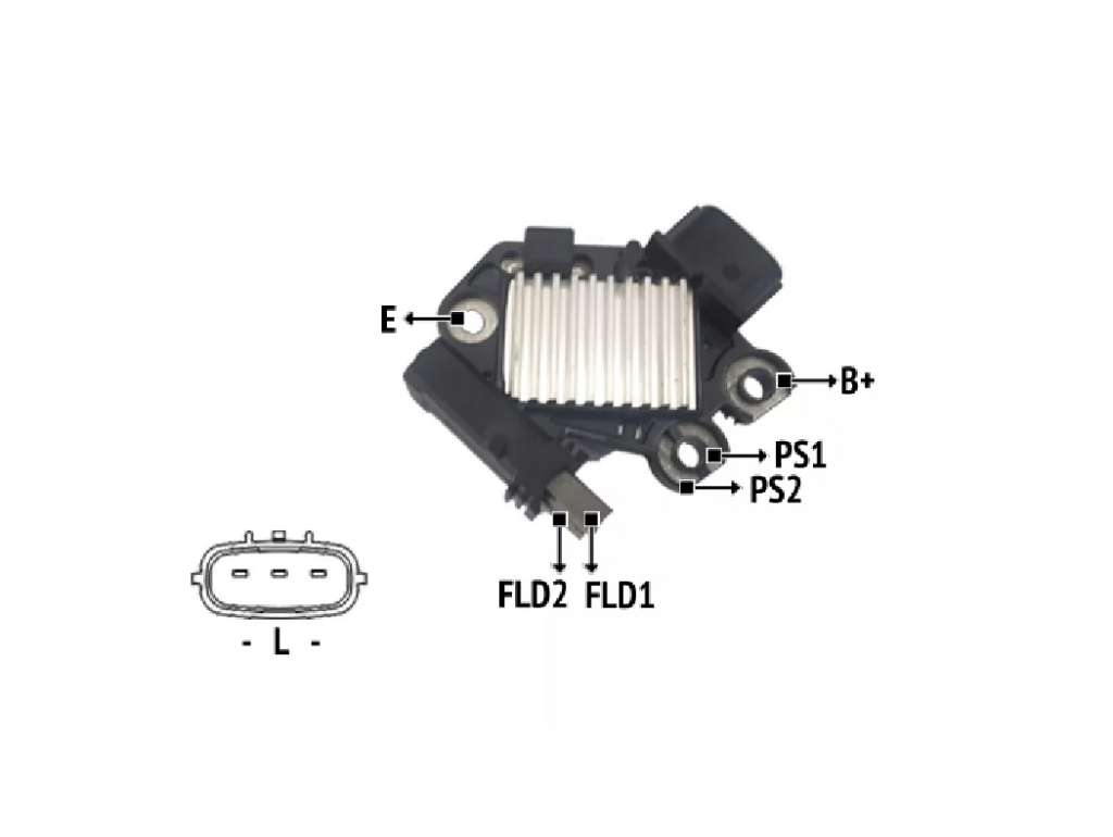 REGULADOR ALTERNADOR VALEO HY HB20/I30/KIA PICANTO