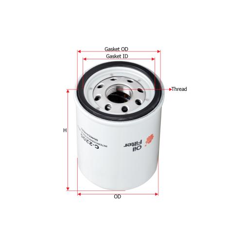 FILTRO ACEITE FIAT PALIO SIENA 1300 1400 NAFTA FIORINO 2011 faw d60 OC0600 20MM(1.5)