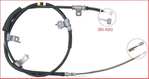 CABLE FRENO TRA DER HYUNDAI H1 08 (WAGON-S/ABS)(C)