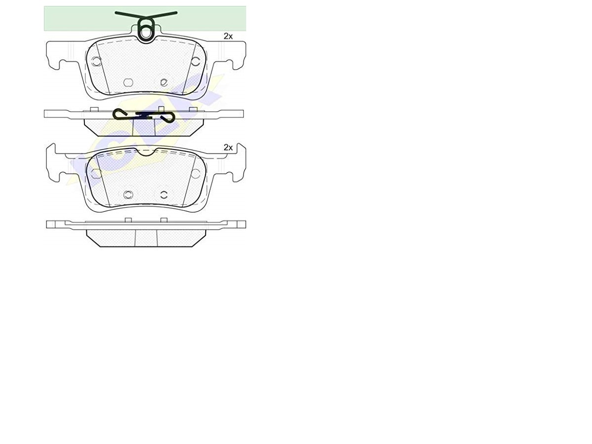 PASTILLAS FRENO DELANTERAS PEUGEOT CITROEN 308 208 II 2016 C3 AMLAT EUROPEAS [ICER]