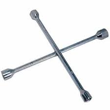 LLAVE RUEDA CRUZ CROMADA 17/19/21/23 MM