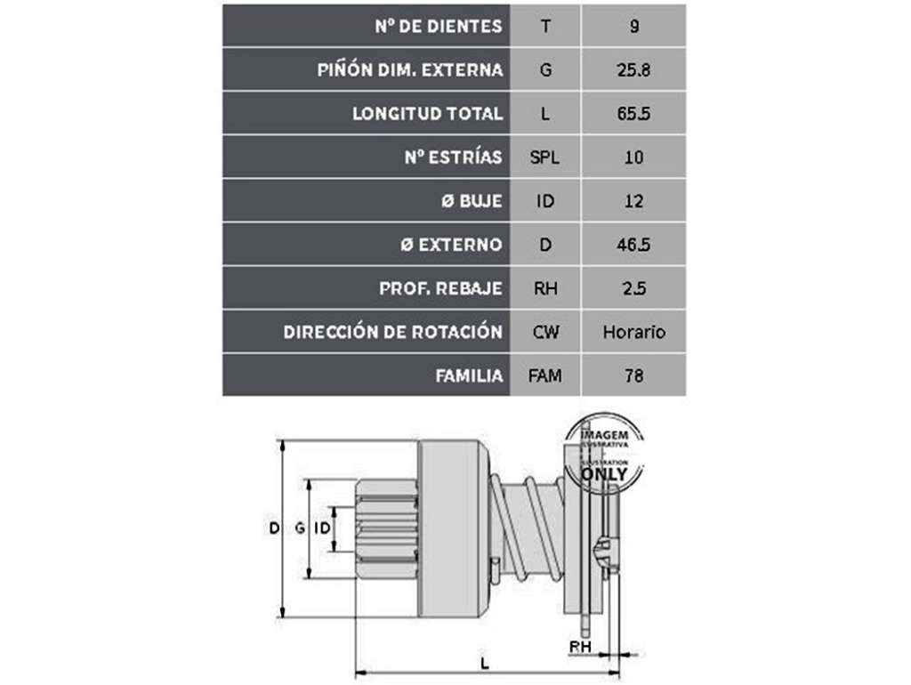 Bendix de arranque