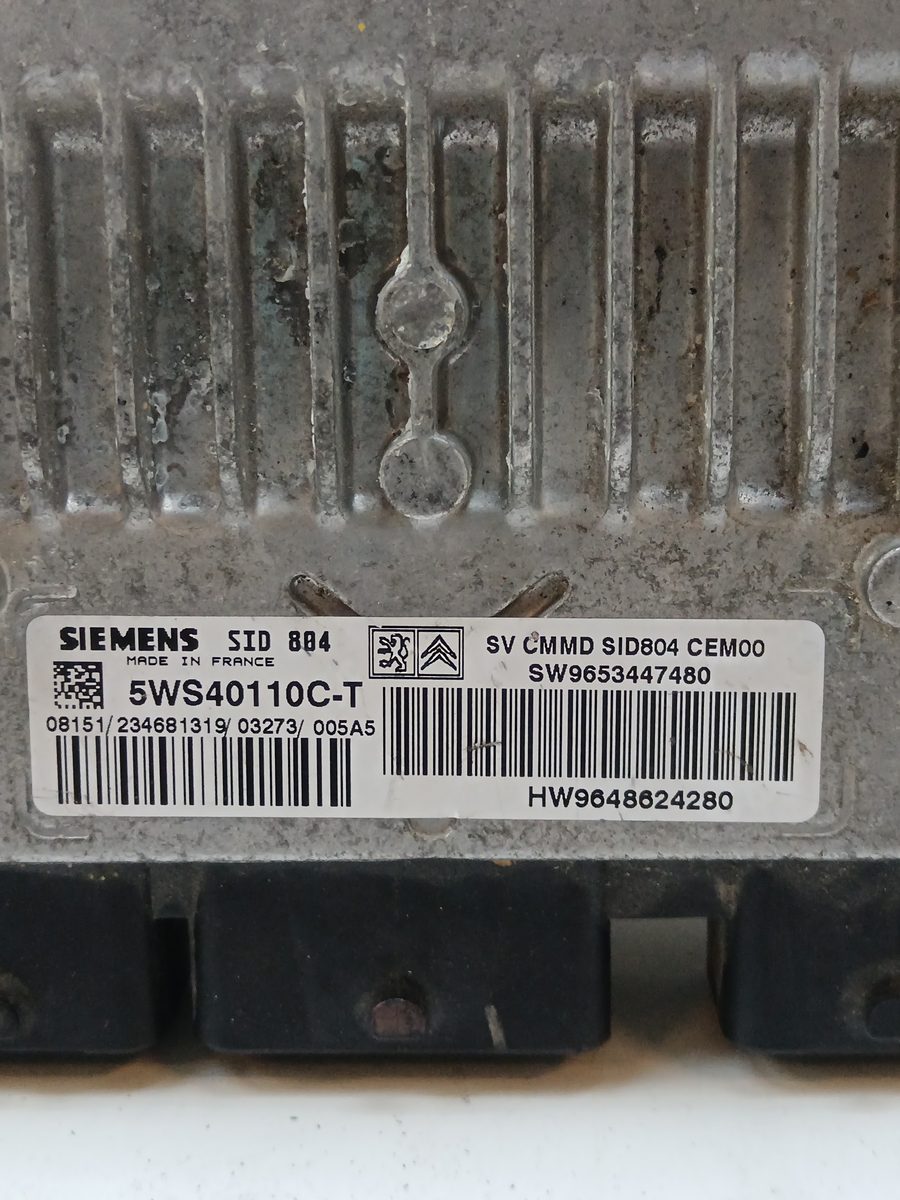 Centralita Motor Uce Citroën C3 1995-2010 1.4 HDi CAT (8HY / DV4TED4) 1.4L 66kW 9653447480