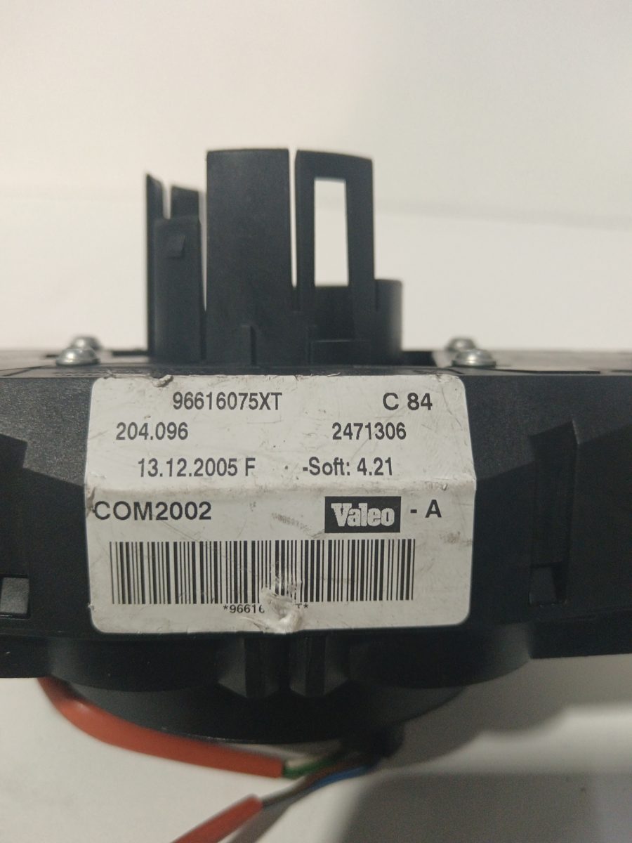 Llave de Luces Limpiaparabrisas Peugeot 1007 2005-2010 Sport 1.4L 54kW 96616075XT
