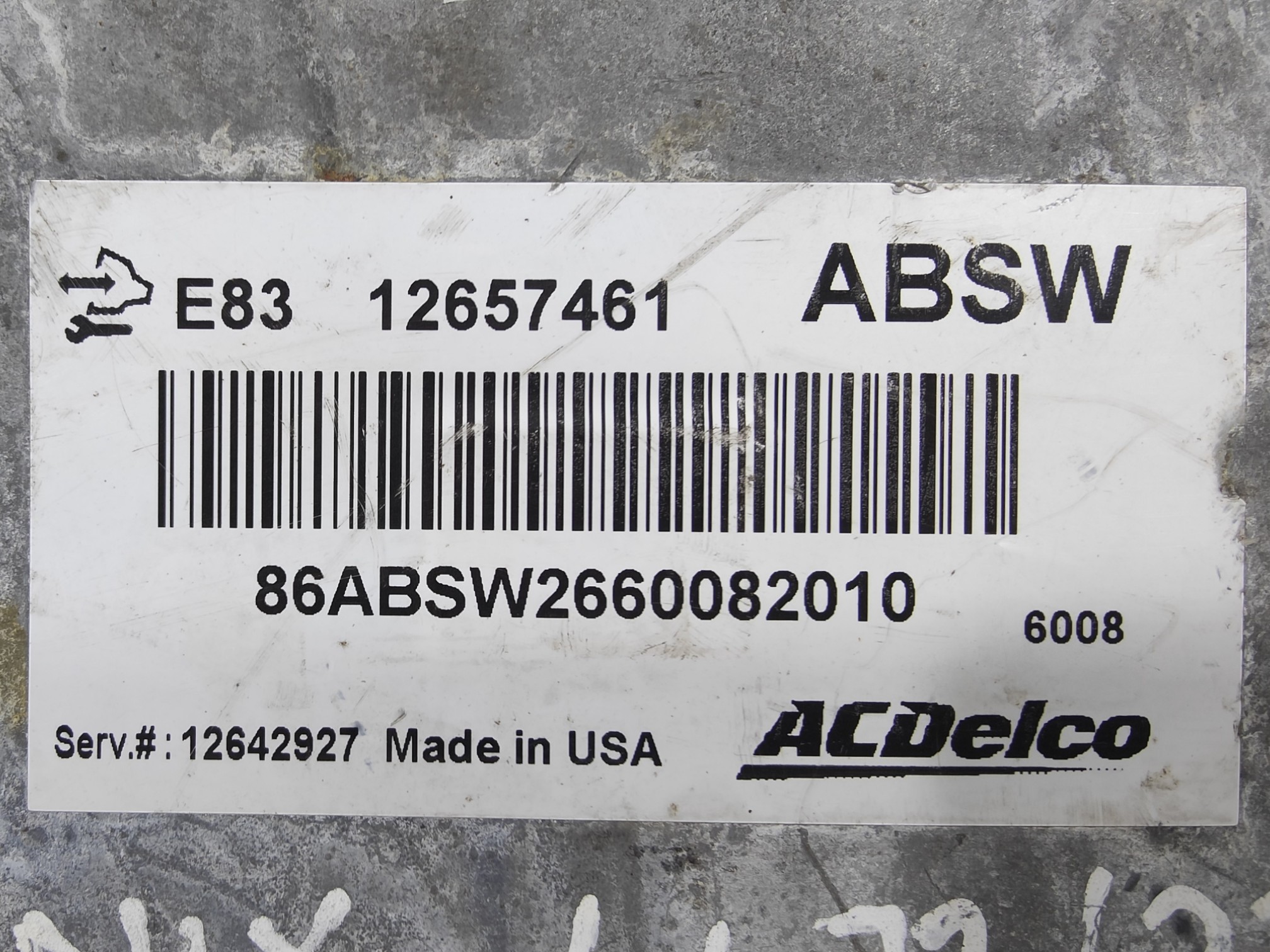 ECU de motor Chevrolet Onix 2016, Ref: 10951-K3C6