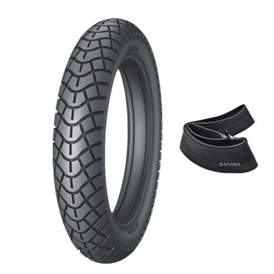 Cubierta Moto 90/90-18 + CÁMARA Nayasa EY061
