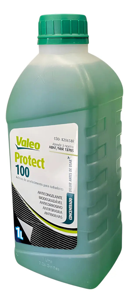 Refrigerante Anticongelante Valeo Verde Para Auto Y Camioneta 1 L