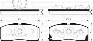 PASTILLAS DEL DAIHATSU CHARADE 90