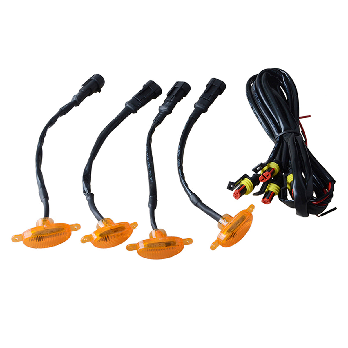 Kit 4 Luces LED Ámbar para Parrilla