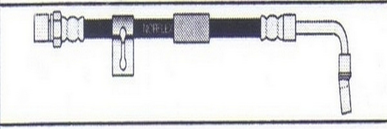 Flexible de freno delantero izquierdo
