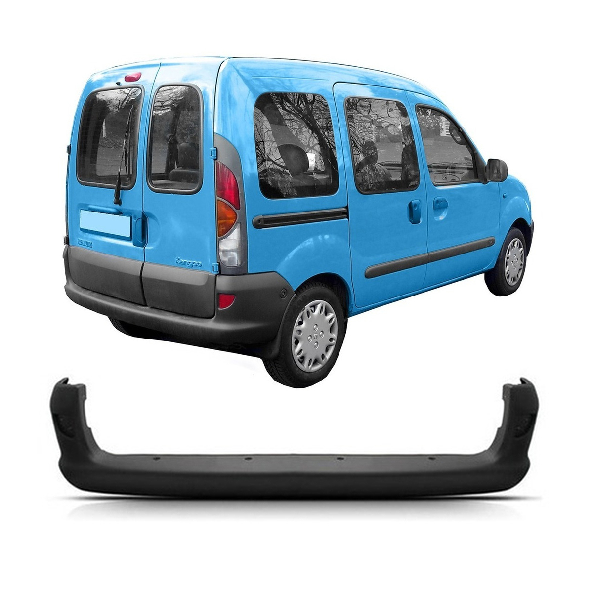Paragolpe Trasero Renault kangoo 1998  2008