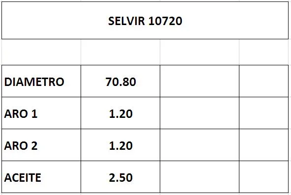 AROS  70.8mm FIAT PALIO FIRE 1.3  STD CTI