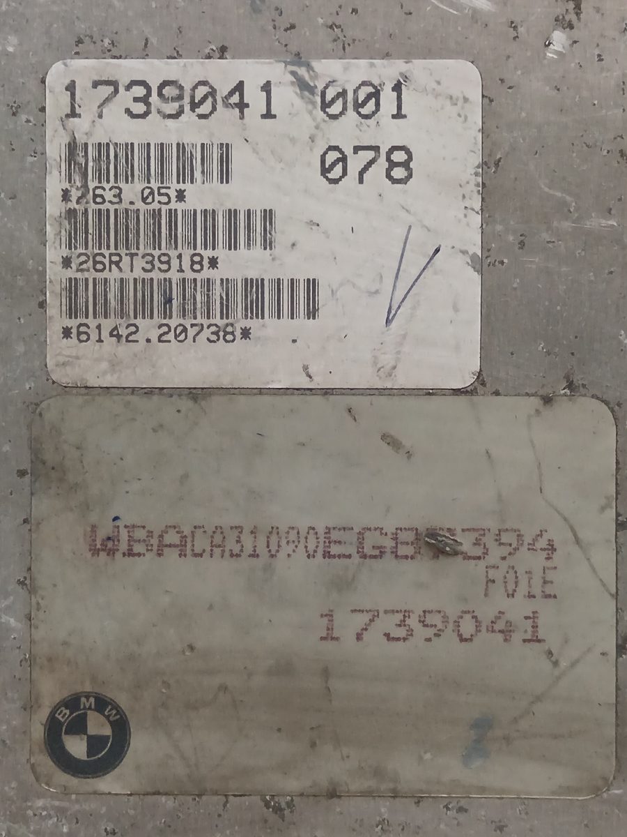 Centralita Motor Uce BMW Serie 3 Berlina (E36) 1990-1998 318i 1.8L 103kW 1739041001