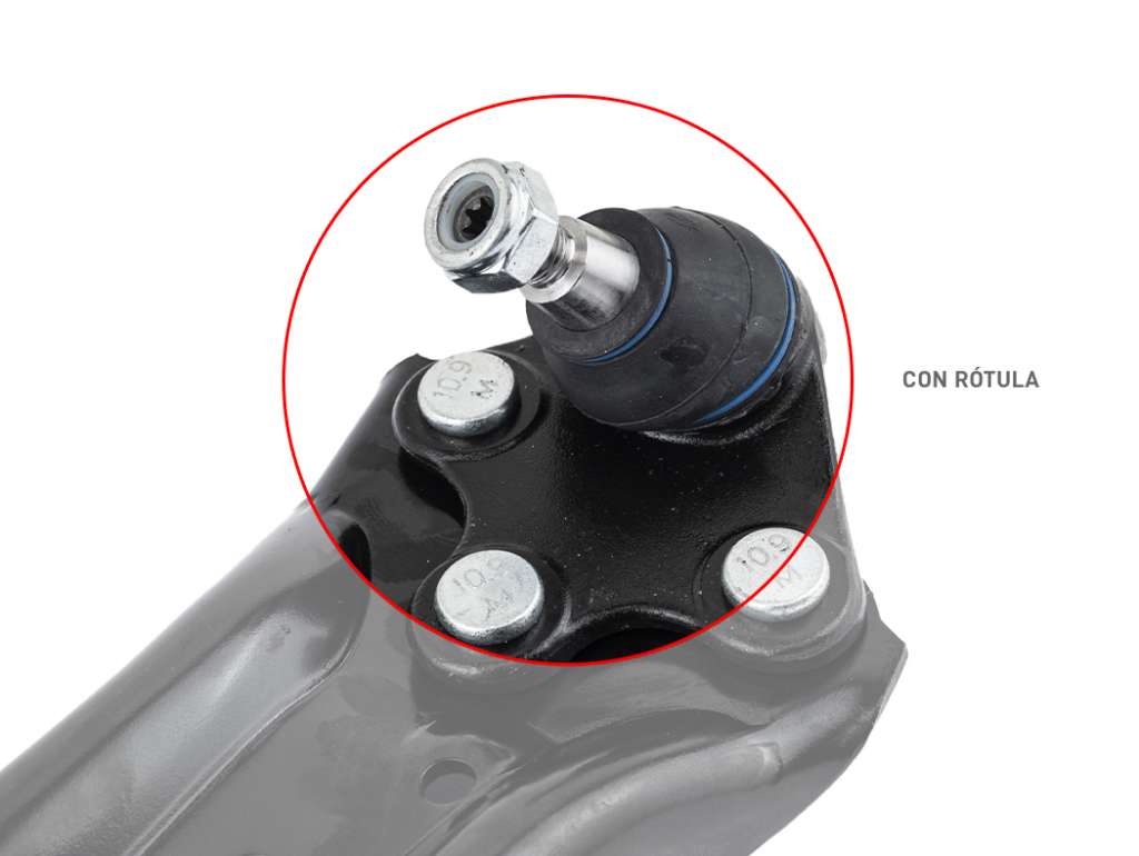 BANDEJA SUSPENSION BASTIDOR VW GOL V/VI/VII/ETC. DER. C/ROTULA