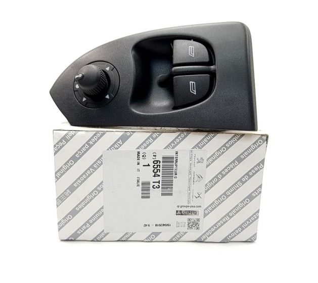 LLAVE TECLA ALZA CRISTAL PEUGEOT BOXER III COMANDO IZQUIERDO CON ESPEJO [TAKSIM GROUP]