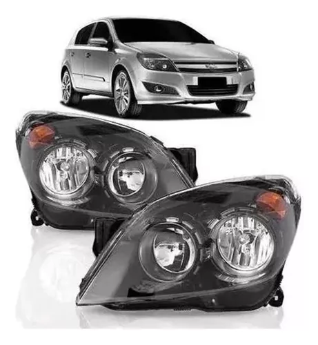 Par Faro Vectra Gt Gtx 2009 2010 2011 2012 Negro Mascara
