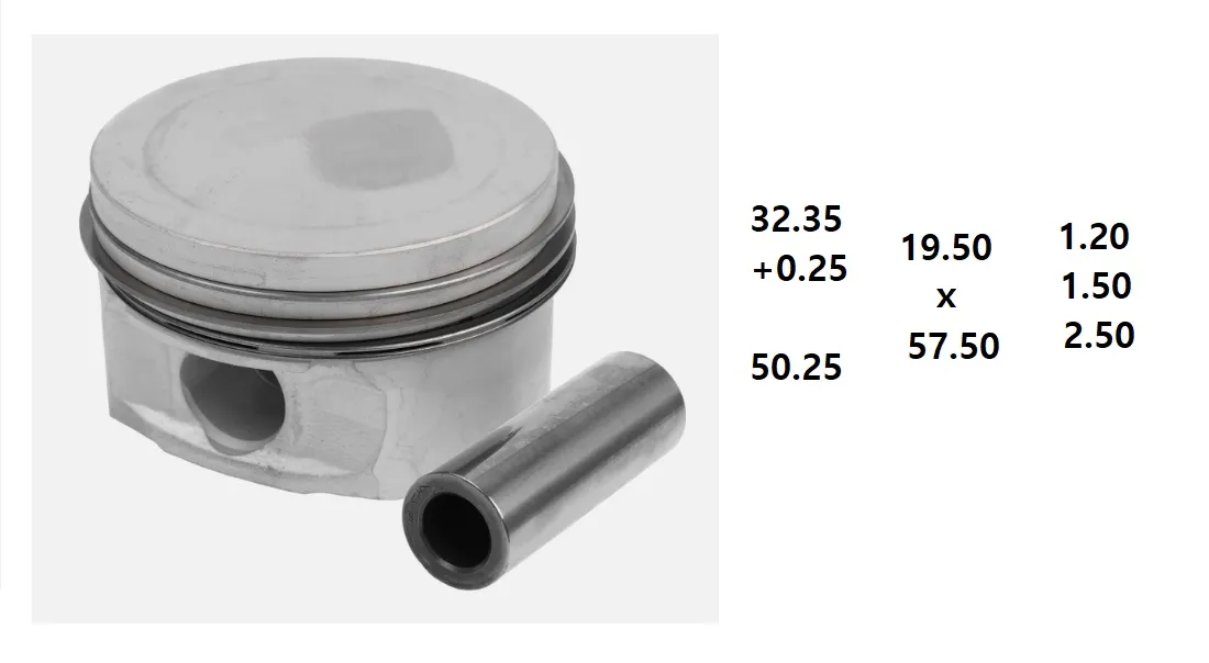 PISTONES 78.50mm CITR-PEUG 1.6 16v STD (TU5JP4)
