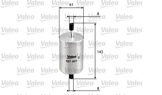 FILTRO DE NAFTA INY.ACOPLE RAPIDO VALEO [VALEO]