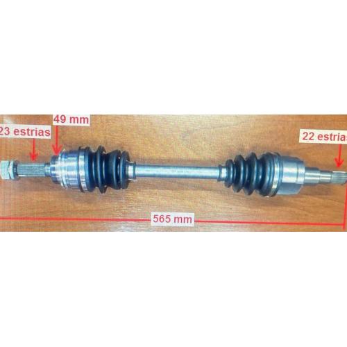 SEMIEJE SUZUKI ALTO 2006..2018 IZQUIERDO ENERTEK 602/567MM 23ESTR/22ESTR 41474