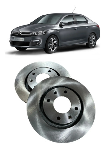 Juego Discos Freno Citroen C-elysee Ventilados