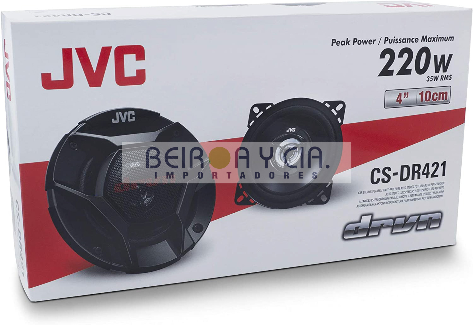 PARLANTES JVC 4″ 2 VIAS 220W 35W MAX POWER