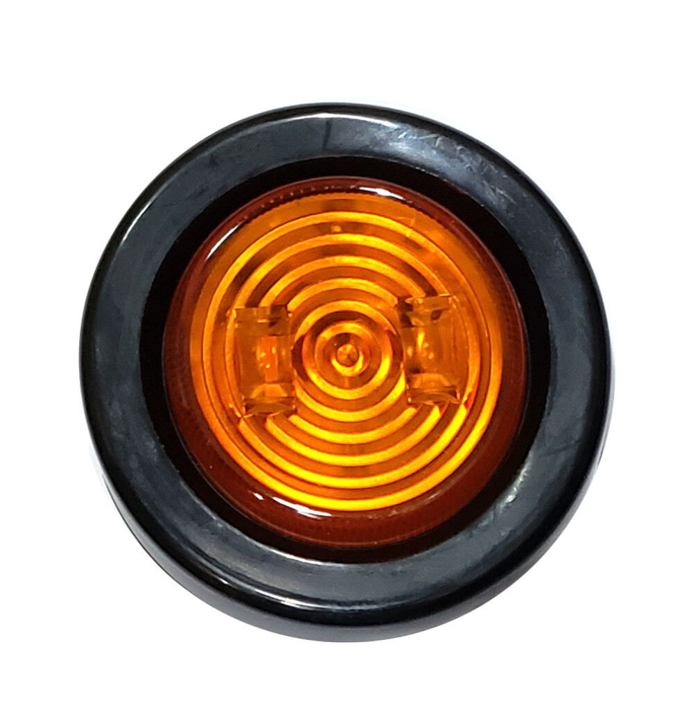 Faro LED redondo de 75mm, 10-30V, color ámbar