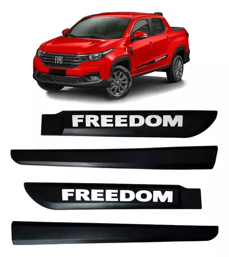 Kit de embellecedores laterales para Fiat Strada 4 puertas Freedom Engraved