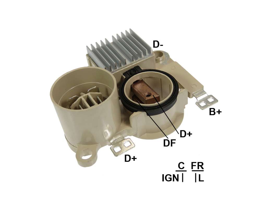 REGULADOR ALTERNADOR MITSUBISHI HO CIVIC 1.5/1.6 12V