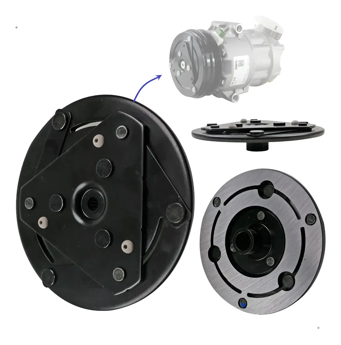 Embrague de compresor CVC para VW Gol, Fox, Polo, Saveiro y Voyage