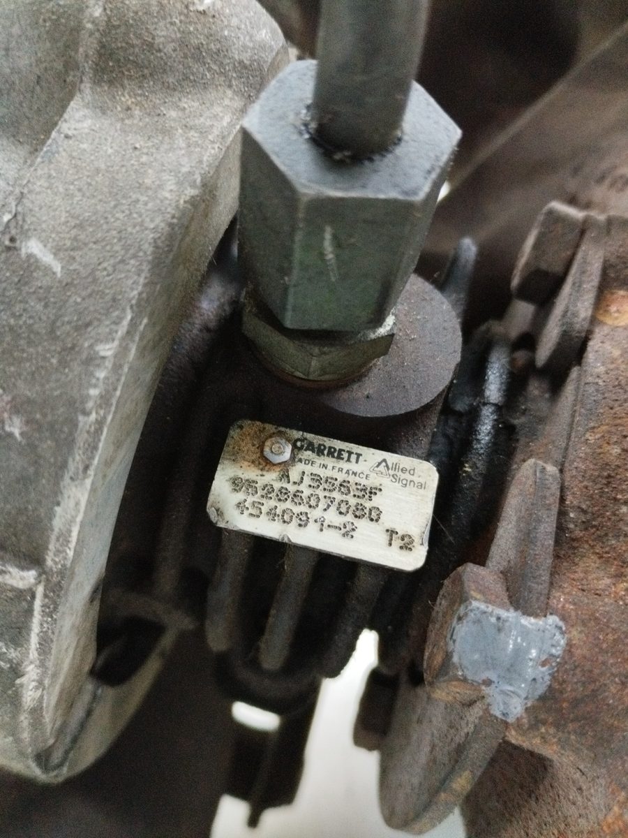 Turbocompresor Peugeot 406 Berlina (S1/S2) 1995-2005 1.9 Turbodiesel 1.9L 68kW 9628607080