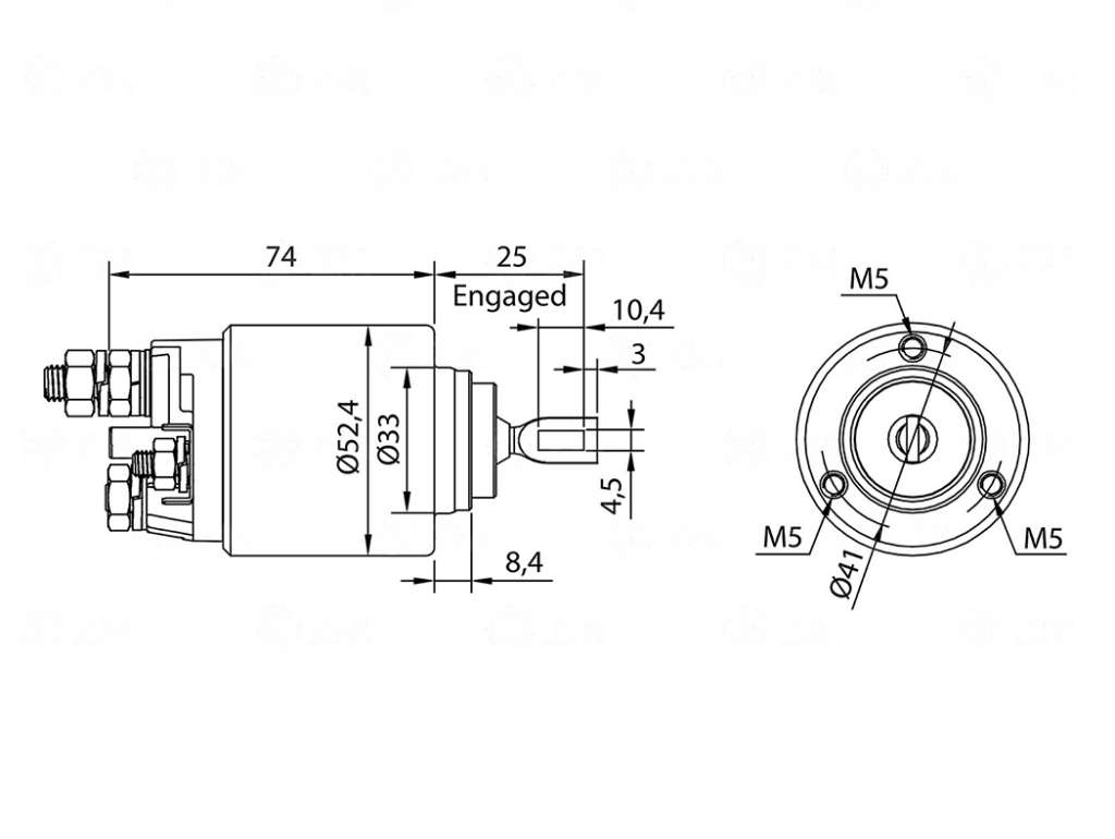 Solenoide de Embrague