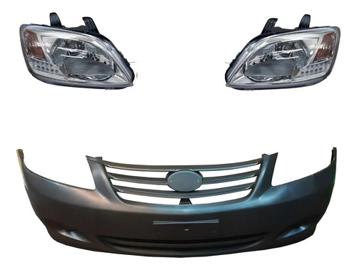 Kit Paragolpe Con Semiopticas Para Faw N5