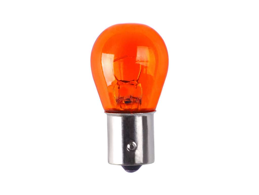 Lámpara de señalización 12V 21W 1 polo BA15S ámbar