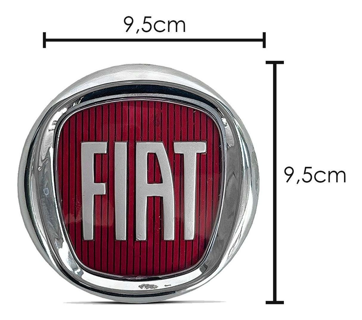Insignia Emblema Careta Fiat Palio Siena 2009 / 9.5cm