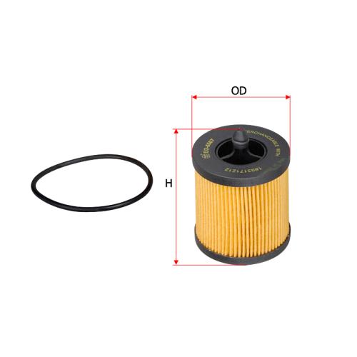 FILTRO ACEITE CHEVROLET CAPTIVA 2.4 SAKURA GM12605566- SIMILPF457G-PEL113-WOE312-E630H02D103 HU6007X
