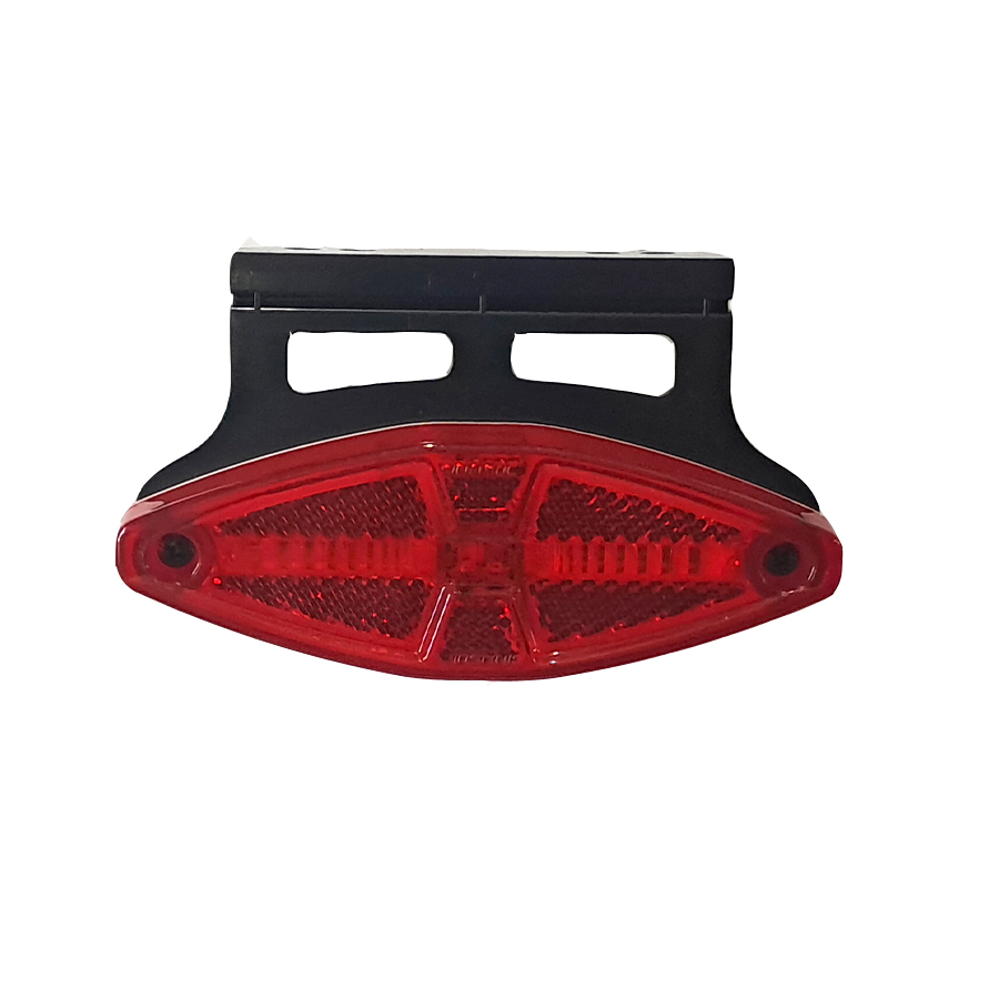 FAROL - LATERAL ROJO LED 12/24V 13X6CM ROMBO C/CABLE