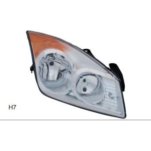 SEMIOPTICA FORD FIESTA 2007...2010 DER. H7 E7002251 20B44105RH- 20B441056B- 7S6513005AE