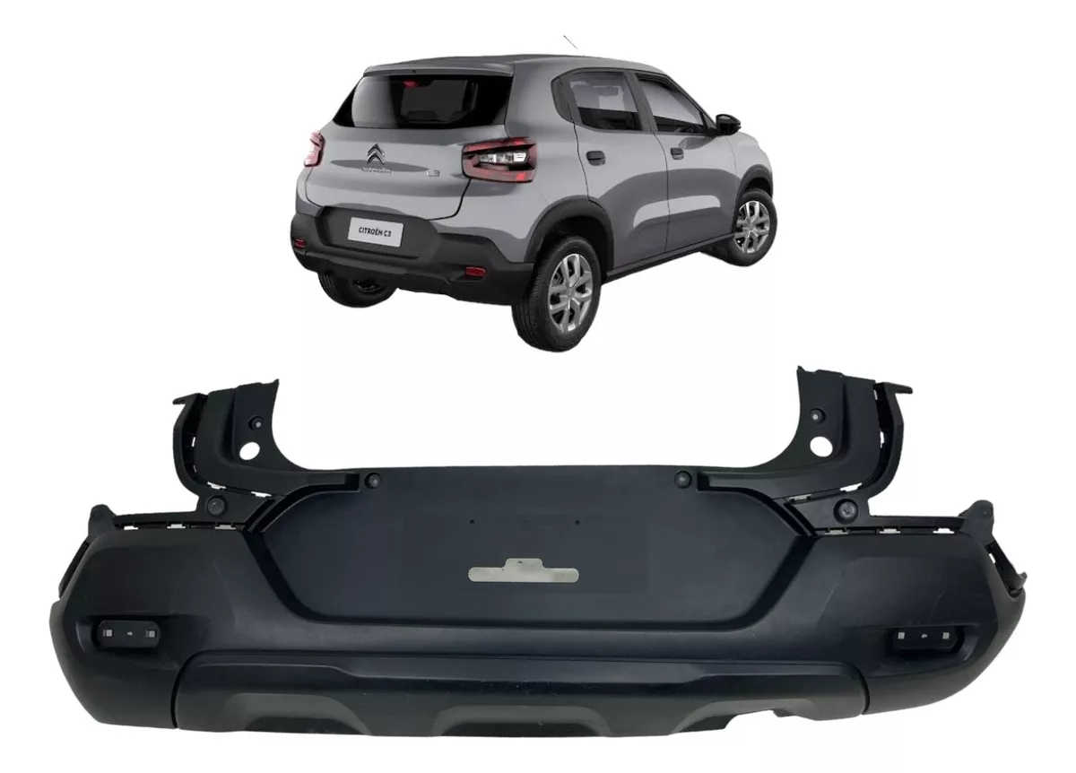 Paragolpe trasero Citroën C3