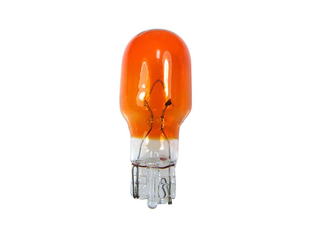LAMPARA 12V. 16W C/IMPRESO GRANDE AMBAR