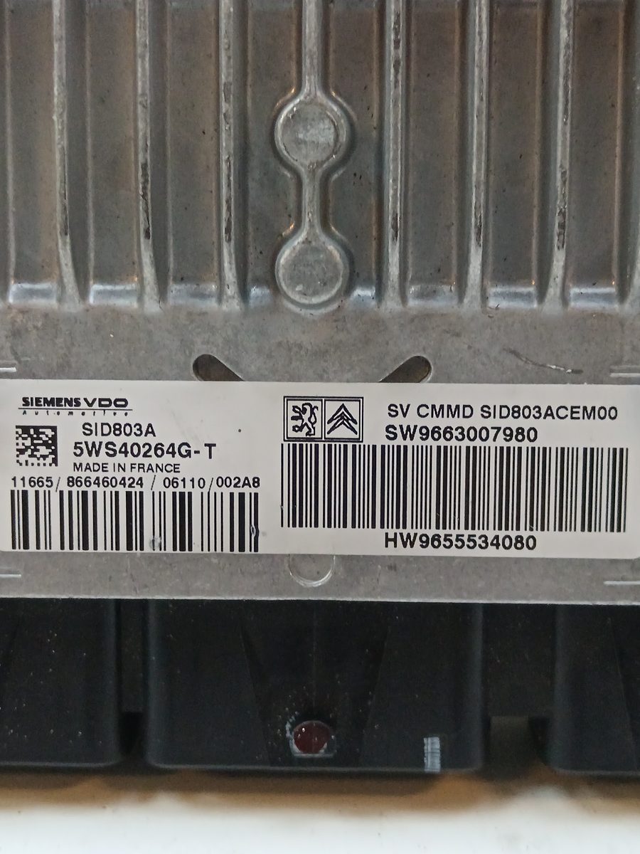 Centralita Motor Uce Peugeot 407 2004-2011 ST Confort Pack 2.0L 100kW 5WS40264GT