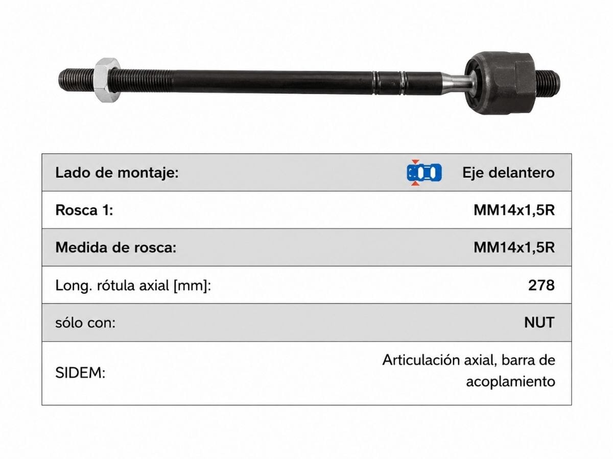 Mate Ford Fiesta/Ecosport 05-14 Der/Izq